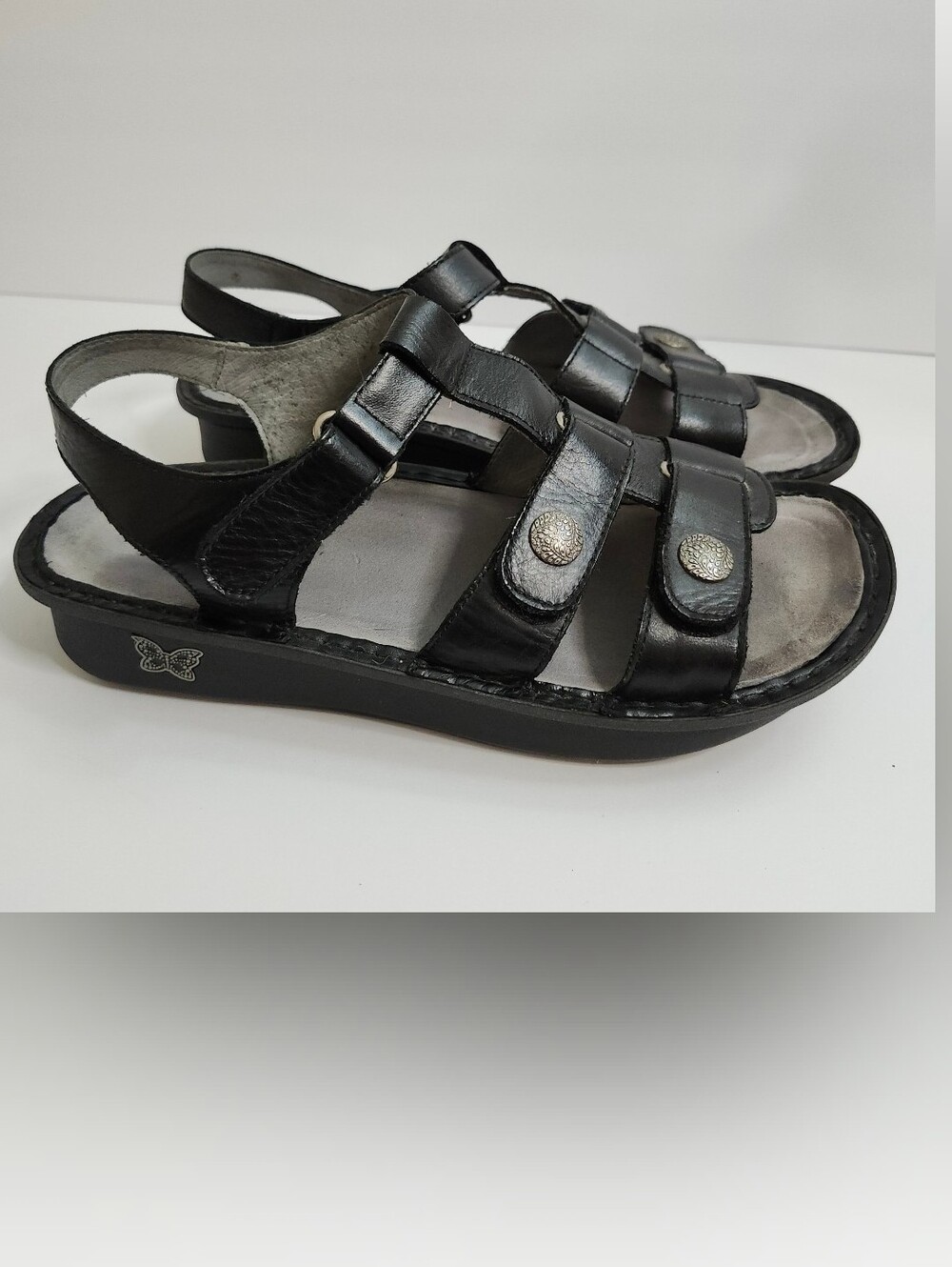 Alegria PG Lite Kleo Black Gladiator Comfort Orthotic KLE-631 Sandal Womens 9/40